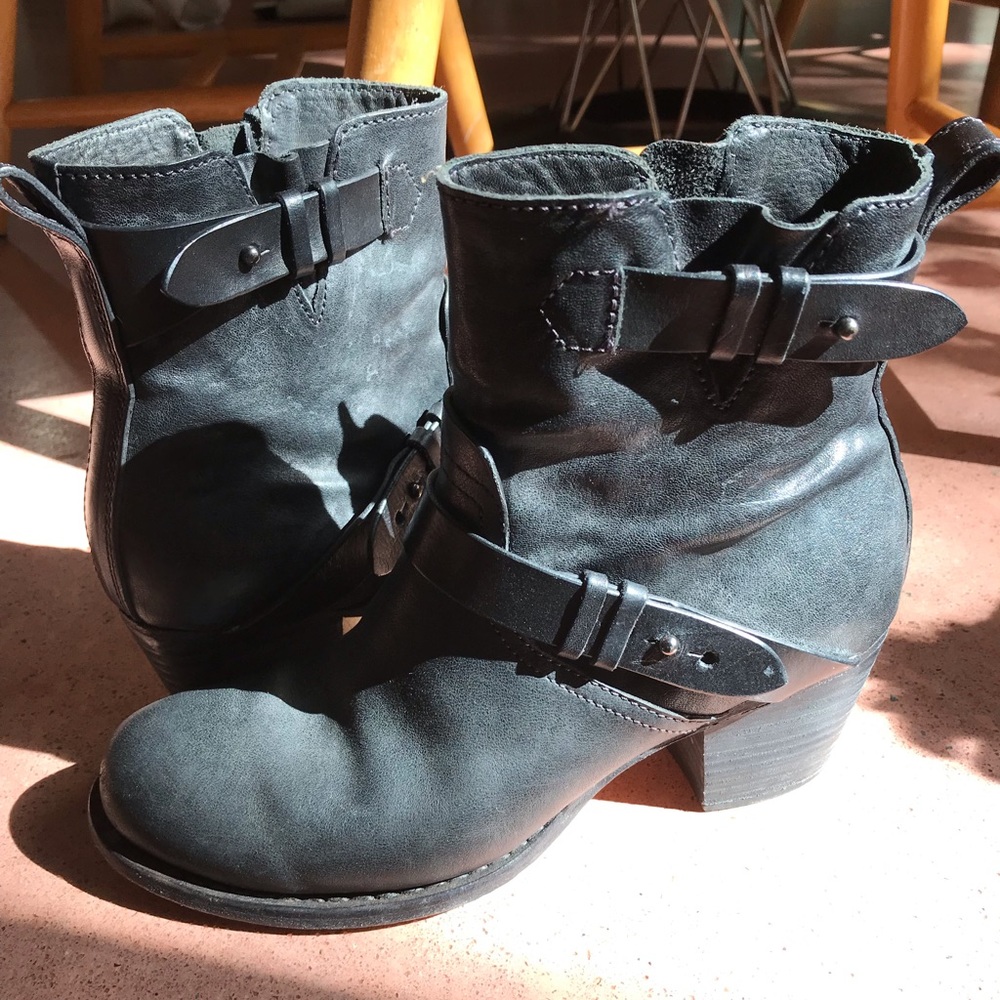 Rag & Bone Harper Moto Boots. Black Size 6.5.